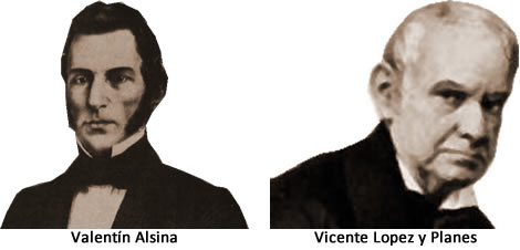 Vicente Lopez y Planes  y Valentin Alsina